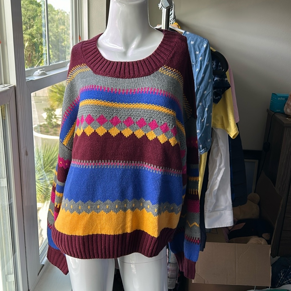 LANE BRYANT SWEATER SHIRT TOP SIZE 14/16 NWOT